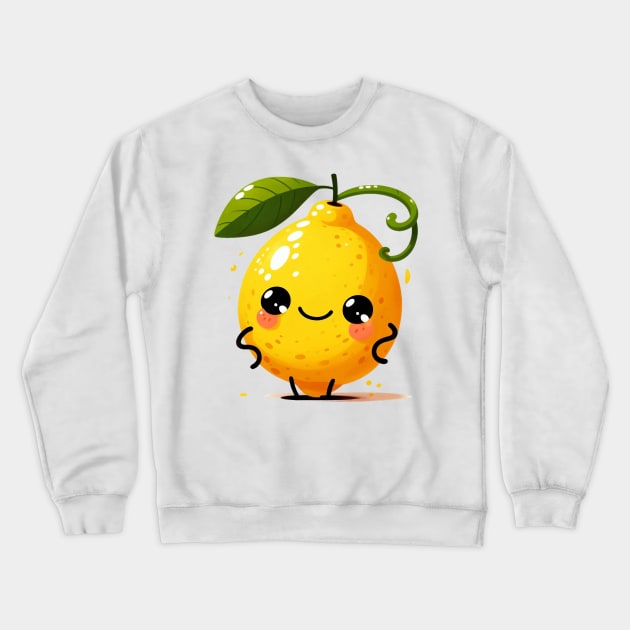 Cute Lemon Crewneck Sweatshirt by Dmytro